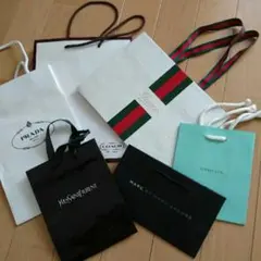 美品【ブランド◆ショッパー】紙袋６枚セット