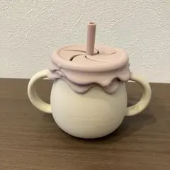 ゆこりん様専用GENTILE juicyシリコンマグ ストロー付き子ども用コップ