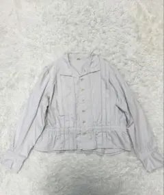 45R ジャケット　コットン　オフホワイト　ロゴ　近年モデル　春夏用のサムネイル