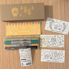文具女子博限定 COPIC x mizutama SET ナチュラル