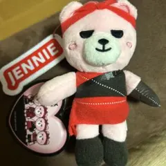 JENNIE ぬいぐるみキーホルダーKRUNK クランクBLACKPINK クマ