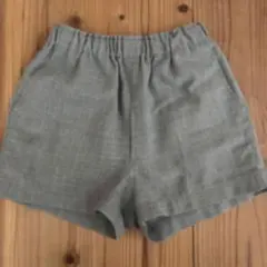 ひかりのくに　120 グレー　幼稚園制服ゴム半ズボン