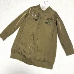 franche lippee リバーシブル 猫柄 MA-1 コート M