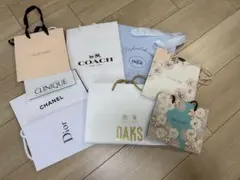 Dior CHANEL JILLSTUART 等 ショッパー9枚セット