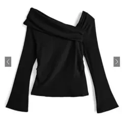 GRL ワンショルダーギャザートップス