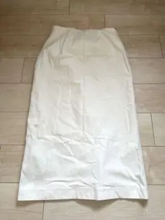 未使用＊ユニクロ白タイトスカートＬ