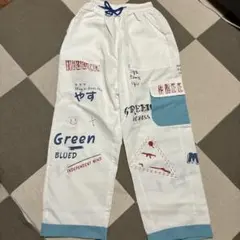 グラフィックプリント カーゴパンツ ホワイトのサムネイル