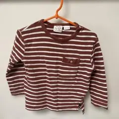 Zara Baby ストライプ長袖Tシャツ 12/18ヶ月