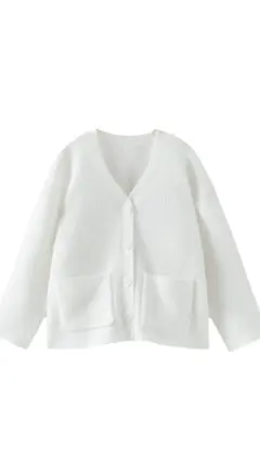 ZARA　ニットカーディガン