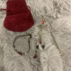ブレスレット&かんざしの2点セット