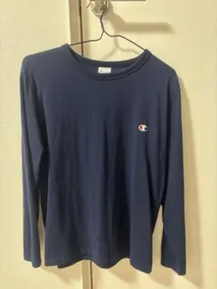 Champion ネイビー 長袖カットソー