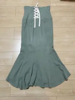 SNIDEL コットンリネンマーメイドスカート　M