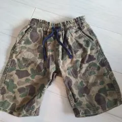 GLOBAL WORK 迷彩柄 ハーフパンツ M