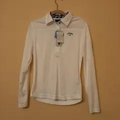 Callaway 長袖ポロシャツ Mサイズ ホワイト