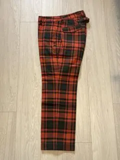 PEARLY GATES チェック柄パンツ ブラウン | Mercari