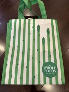 Whole Foods Market エコバッグ ストライプ