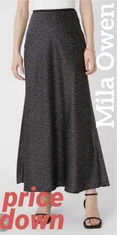 【美品】Mila Owenドットロングスカート