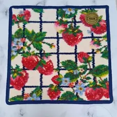 新品未使用　フェイラー JALコラボ ストロベリーフィールドチェック ハンカチ