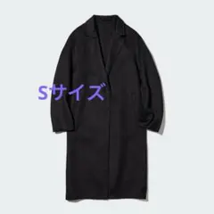 送料込☆三回ほど使用 UNIQLO☆ダブルフェイスロングコート
