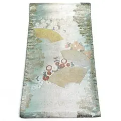 P9937 ●高級 正絹 唐織 六通 袋帯