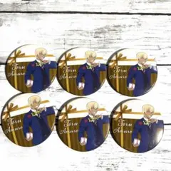名探偵コナン 安室透 ちょいデカ缶バッジ 76mm 6点セットのサムネイル