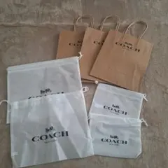 COACH ショッパー&紙袋　7点セット