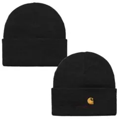 Carhartt 黒 ニット帽