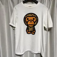 A BATHING APE BABY MILO レオパード柄 Tシャツ
