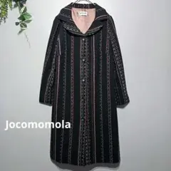 【Jocomomola 】ホコモモラ　ストライプ柄 ロングコート サイズ40
