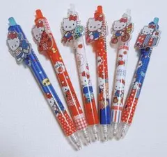 【新品】サンリオ ハローキティ ボールペン 6本セット