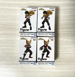 僕のヒーローアカデミア Figuno 4種セット　緑谷　爆豪　ABCD フィグノ
