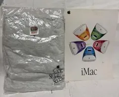 【未使用】'90s USA製 AppleプリントTシャツ グレー L +オマケ