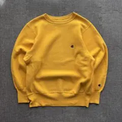 【90s】championチャンピオン リバースウィーブ イエロー M USA製