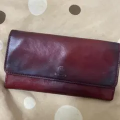 kissora 長財布 レザー レッド系のサムネイル