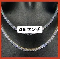 最新作CZダイヤモンド シルバー テニスチェーン高級ネックレス