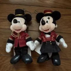 【美品】ホテルミラコスタミッキー・ミニーぬいぐるみバッジ