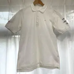 Papas SPORTS パパス ワッペン 半袖ポロシャツ ホワイトメンズ Mのサムネイル