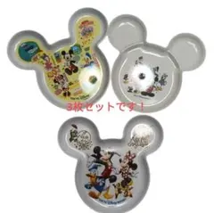 東京ディズニーリゾート ミッキー型お子様プレート３枚セット