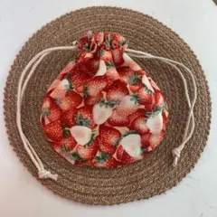 まんまる巾着◉いちご