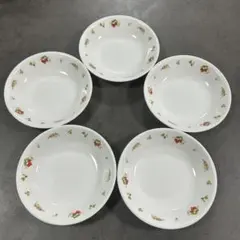 ピンクとイエロー ヴィンテージのコレール（Corelle）製グラタン皿