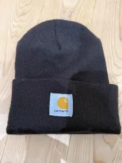 Carhartt ブラックニット帽 フリーサイズ