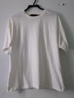 Right-on　シンプルTシャツ　М　中厚生地　アイボリーのサムネイル