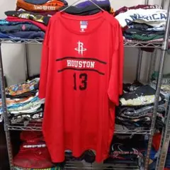 NBAバスケバングラデシュ製2XL半袖ロケッツユニロゴtシャツUSA直輸入メンズ