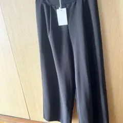 pave ブラック ワイドパンツ イージーパンツ