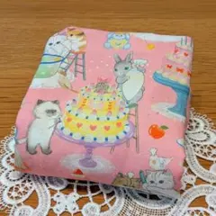ふわふわガーゼハンカチ⭐️ユキエモン☆TOY ナイトボックス☆パープル