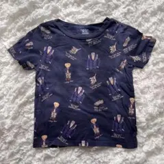 ラルフローレン　テディベア　ネイビーTシャツ　90サイズ