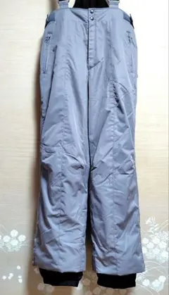 【ゴールドウィン】スキーパンツ　サロペット パンツ グレー　メンズＬサイズのサムネイル