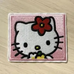ハローキティ キティちゃん ワッペン アップリケ 上靴タグ ダイソー