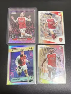 Topps Arsenal 4枚セット ウーデゴール アンリ ライス スケリー