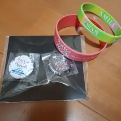 Battle of Rock 缶バッジ&ステッカー ラバーバンド 2個セット